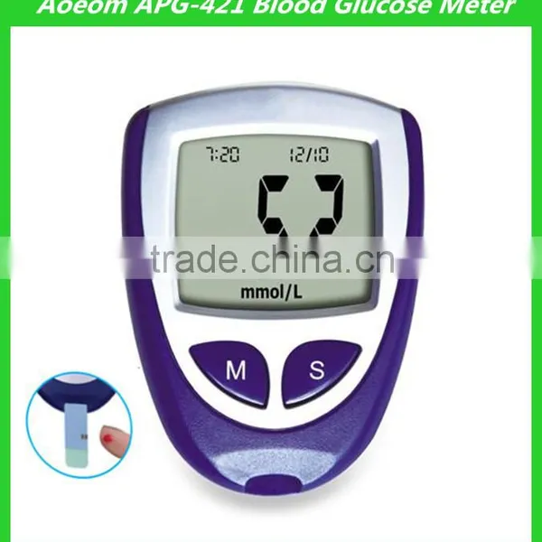 For Diabetes Monitor With Free Lancet Devices Blood Glucose Test Strips Meter
