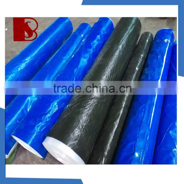 China PE Tarpaulin Factory, Quality Blue Orange pe Waterproof Tarpaulin Mesh Fabric Canvas Tarpaulin photo-6