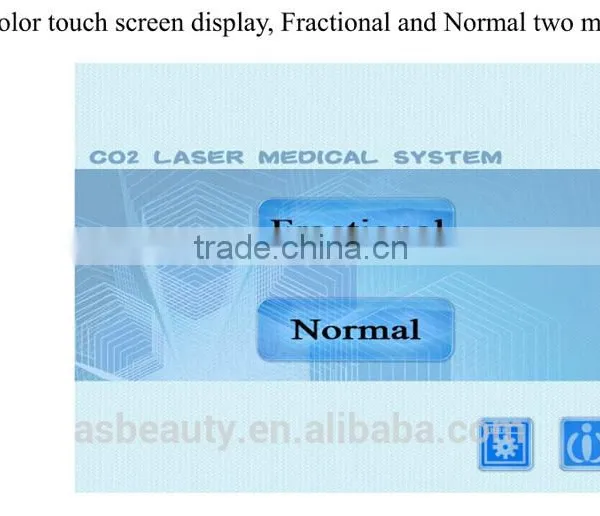 Sun Damage Recovery Portable Vagina Tightening 8.0 Inch 10600nm Co2 Fractional Laser Machine 10.6um photo-6