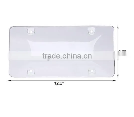 Pack Tinted Auto License Covers for Car, SUV, Truck & Van (Includes 2 Covers) | Protects License Plate / Novelty Cover Front photo-2