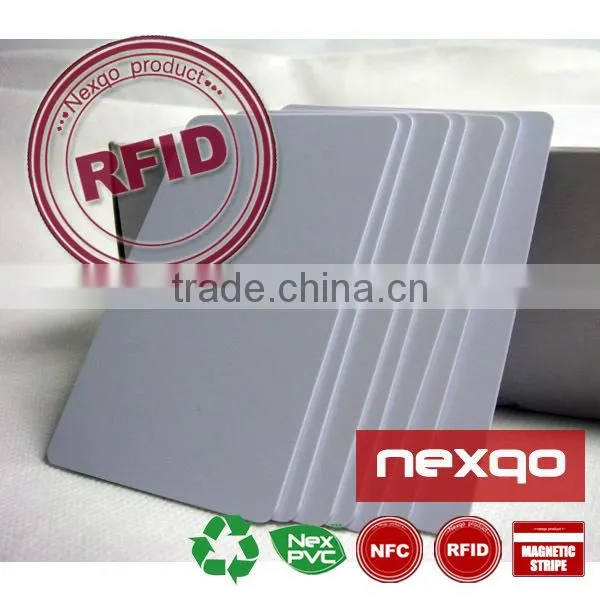 China 13.56mhz / 125khz RFID Pvc Blank White Card Manufacturer photo-3