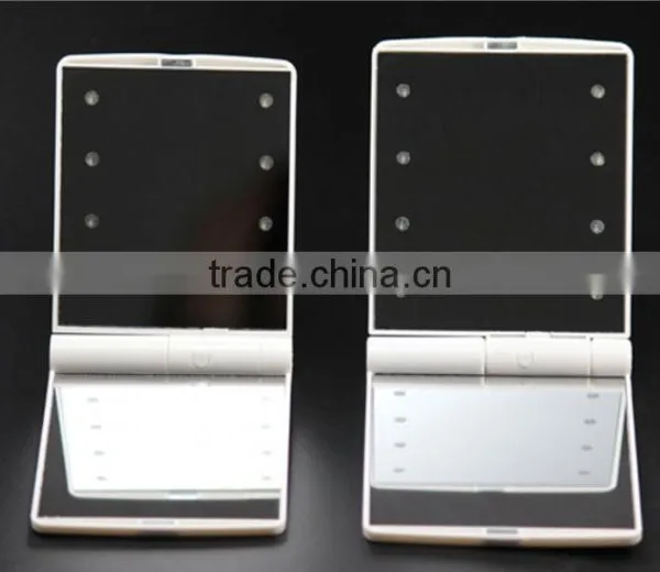 Led Lighted Compact Travel Makeup Mirror photo-2