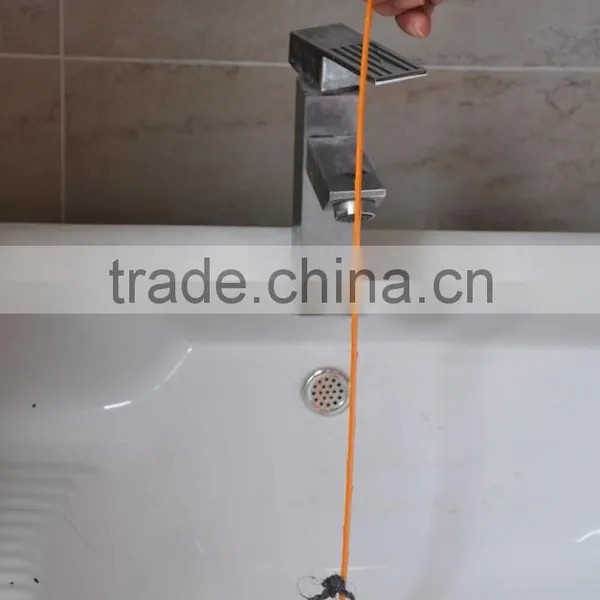 Drain Cleaning Tool DIY Plumbing Dredger Removing Hair Clogs Works on Showers Bathroom Sinks Kitchen Sinks photo-4