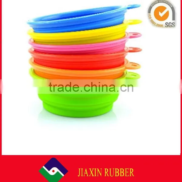 Colourful Foldable Silicone Dog Bowl, Silicone Pet Bowl, Silicone Collapsible Bowl photo-4