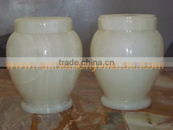 HOT SALE CHEAP PRICE WHITE ONYX URNS photo-6