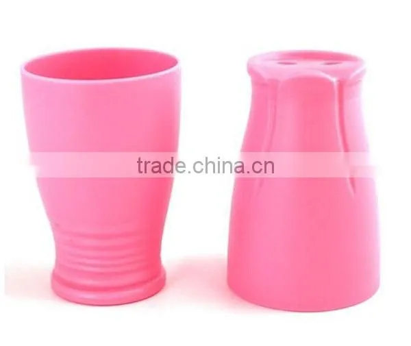 Silicone Kid Toddler Unbreakable Drinking Cup Piggy Snout Funny Cup photo-3