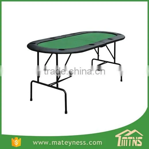1.85m Folding 8 Players Casino Game Poker Table Top photo-2