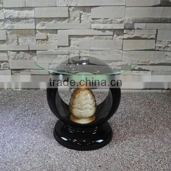 Resin Glass Coffee Table Fountain