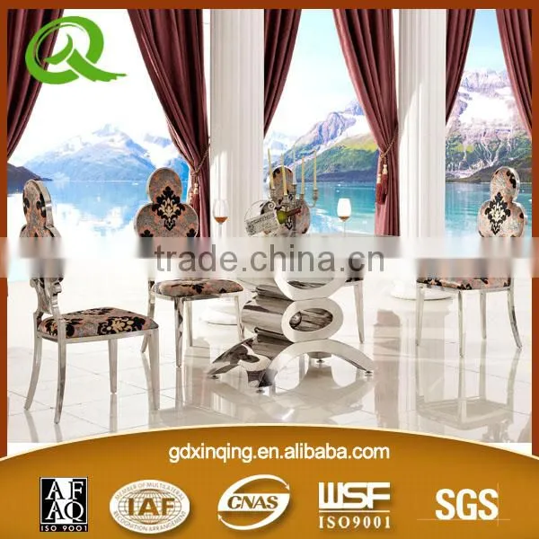 TH299 Modern Tempered Glass Table and Chair Set photo-4