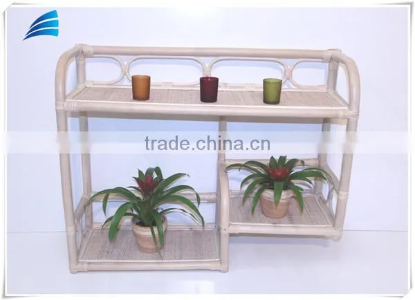 Rattan Wicker Wall Shelf ,Home Handmade Mounted Rack photo-4
