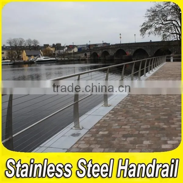 Decorative 304 Stainless Steel Exterior Handrails photo-2