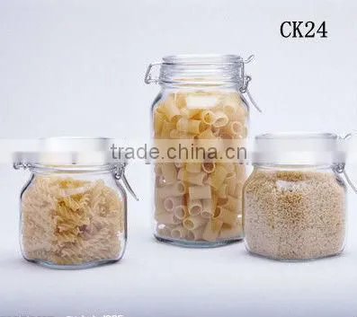 Stocked Home Items Hermetic Glass Jar With Clip Top photo-2