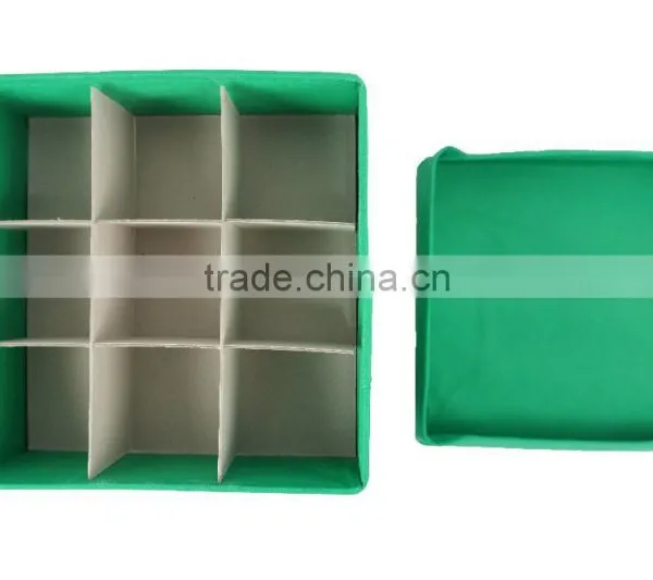 Fabric Folding Storage Ottoman Green Foot Rest Stool Footrest photo-2