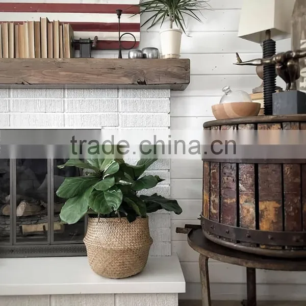 Natural Belly Seagrass Basket / Planter for Home Decoration photo-5