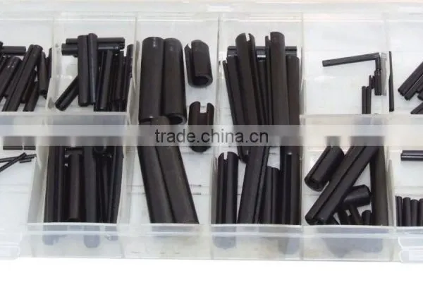 120PCS Roll Pin.Roll Pin Assortment Spring Split Pins Storage Case T0076 photo-2
