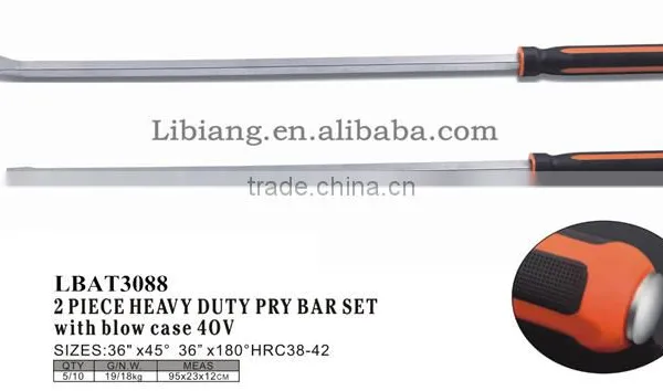 2PCS With Blow Case 40V Heavy Duty Pry Bar Set photo-2