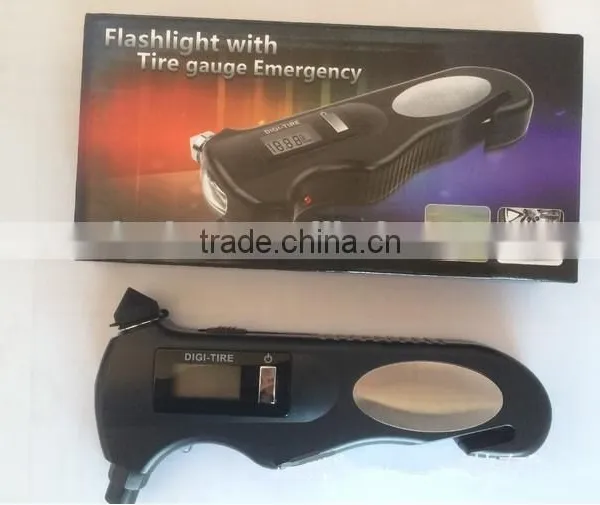 Promotional Portable Digital Tire Pressure Gauge With LED Flashlight photo-6