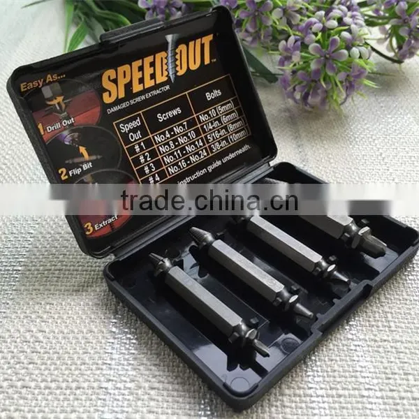 Double Ended Best Broken Screw Extractor Wood Bolts Hard Head Remover Tool photo-4