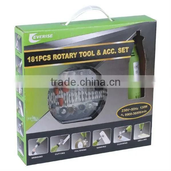 181pcs Electric Rotary Mini Grinder Tool Kit photo-3