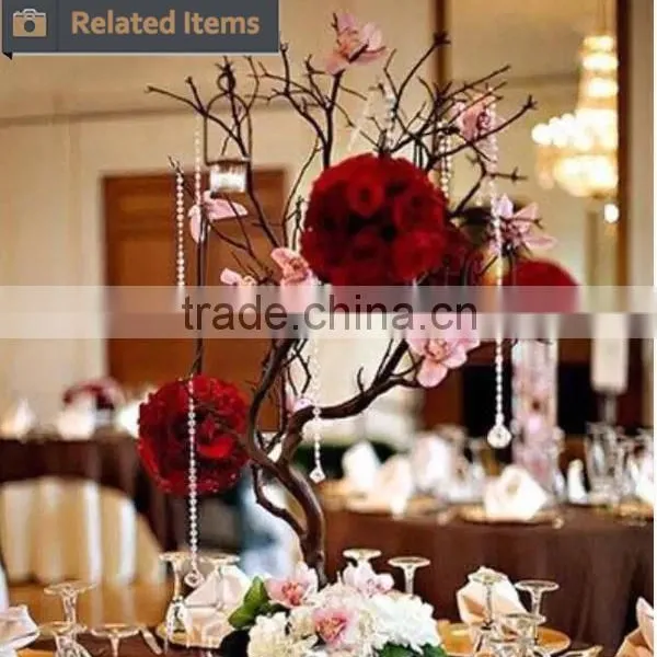 New Look Centerpiece Stands Dry Tree Branches Wedding Centerpieces photo-5