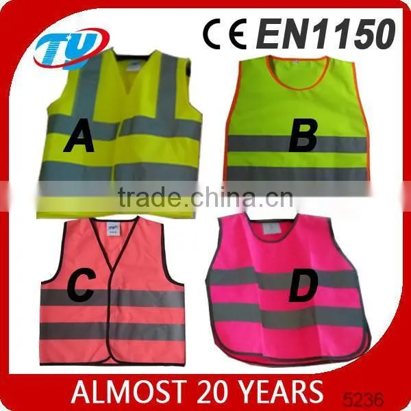 En1150 Kids hi Vis Safety Vest With Mesh Fabric photo-2
