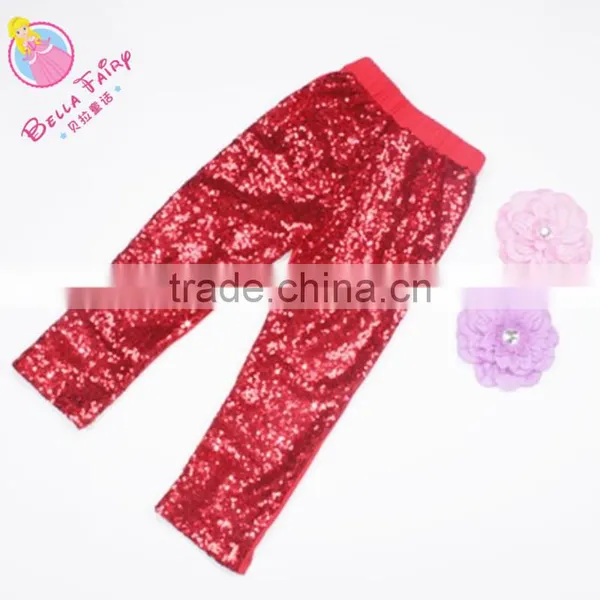 Wholesale Cute Baby Shiny Sequins Petti Pants for Baby Girls photo-5