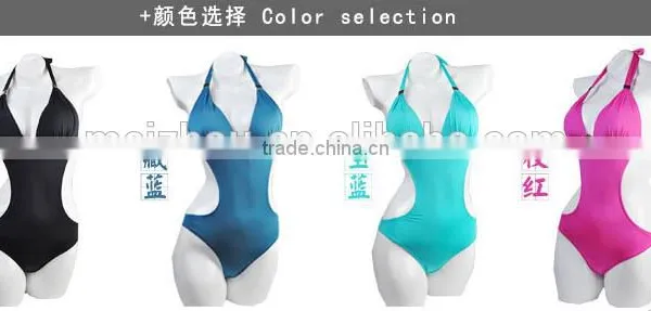 2015 Fashionable Sexy Slim One Piece Bikini Swimsuit(BS065) photo-5