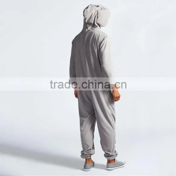 Custom Cheap Adult Plus Size Flannel Elephant Onesie Adult photo-2