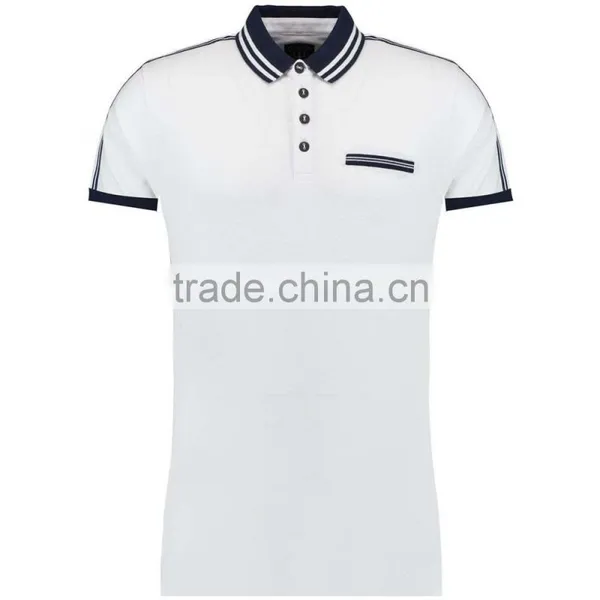 MGOO Hot Fashion Custom Designs 95% Cotton 5% Spandex Pocket Embroidery Cute Blue 180g Short Sleeves Shirts photo-5