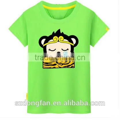 2016 New Fashion Custom Kids Wear Cotton Shirt Baby Boys Print Shirts Top Grade Professional Baby Boy Short Sleeve Blouse Top photo-2