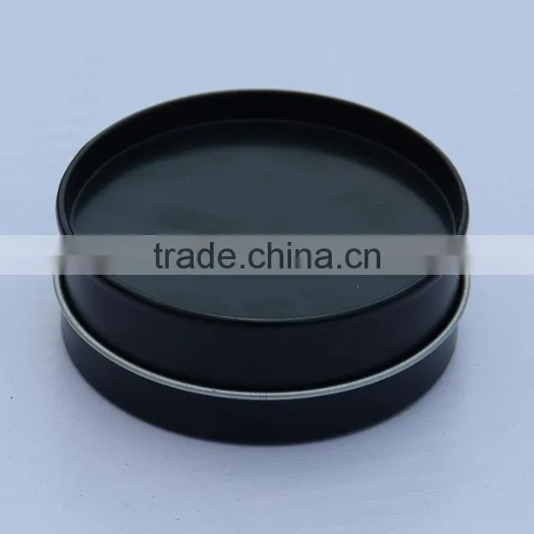 R1885H Black Matt Colour Round Tin Can 250ml Aluminium Tin Black photo-6