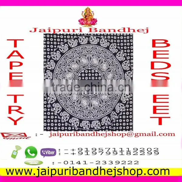 Indian Cotton Mandala Tapestry photo-4
