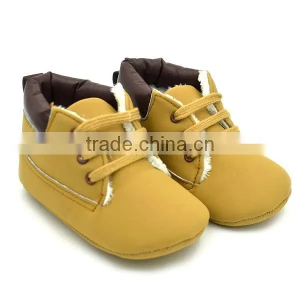 Autumn&winter Khaki Warm Baby Shoes 0-18month photo-2