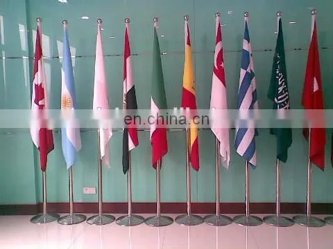 Indoor Office Cheap Flag Pole With Base photo-2