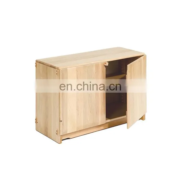 Hot Sale Preschool Furniture Wood Children Storage Cabinets photo-4
