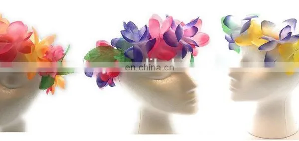 Rose Flower Lei Garland Rose Headband Silk Headband Lei Headband Kauai Headband photo-4
