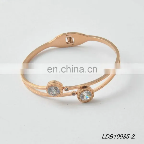 Spring Crystal Gold Cuff Bracelate photo-4