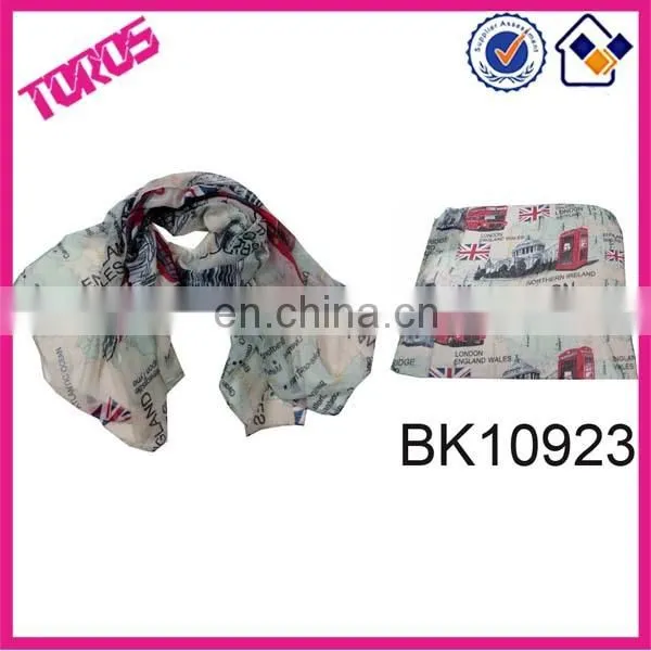 Wholesale Women National Shwal Fan American Flag Scarf