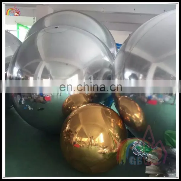 Best Price Giant Inflatable Hanging Mirror Ball Christmas Party Event Mirror Ball Silver Hanging Decoration photo-3