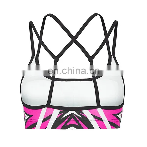 2016 Fitness Apparel Manufacturers Yoga Clothing Type Seamless Sports Bra Women Yoga Bra Tops#YB0008 photo-3