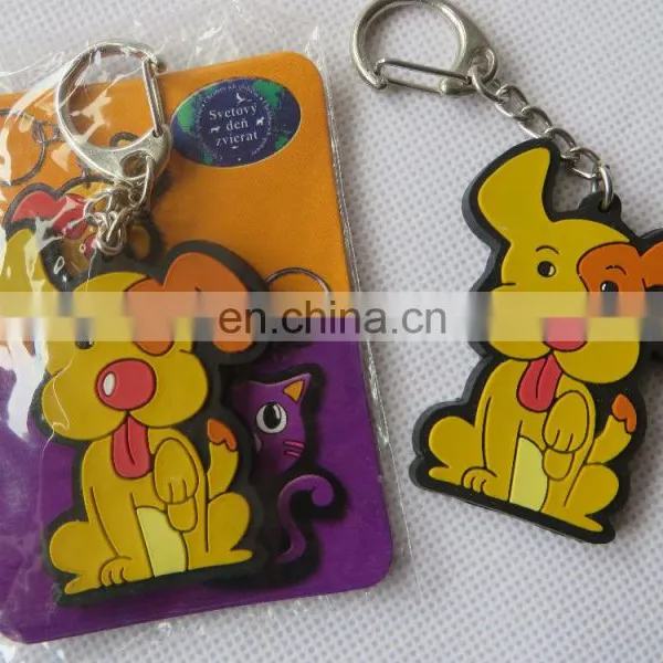 Best Selling Pvc Dog Keychains for Promotion photo-5