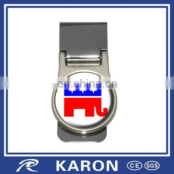High Quality Hinged Photo Money Clip in Steel