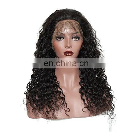 Best Quality 180%Density Unprocessed Cheap Brazilian Front Lace Wig 100 Percent Human Hair Wigs photo-2