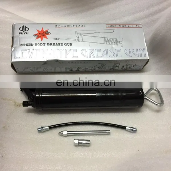 High Quality GH400H-22 LEVER TYPE GREASE GUN Steel Body Grease Injector Grease Syringe