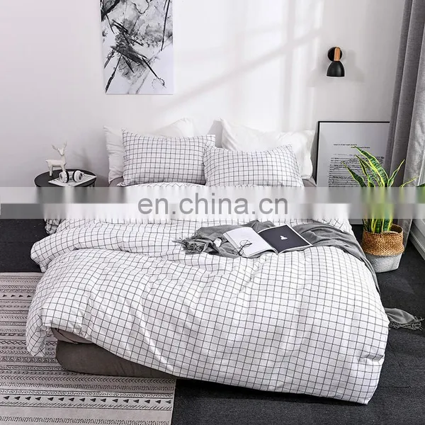 Hotel Solid Color Imitated Silk Luxury Satin Comforter Bedding Set 3pcs Hotel Bedding Set photo-2