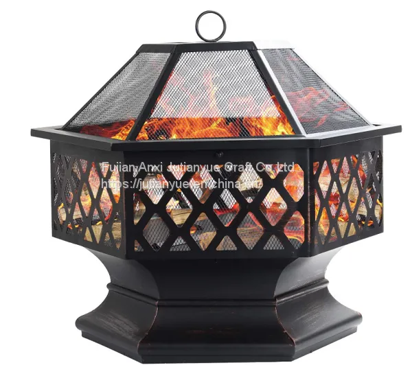 Ceramic Tile Mosaic Parquet Outdoor Rectangular Fire Pit Table photo-4