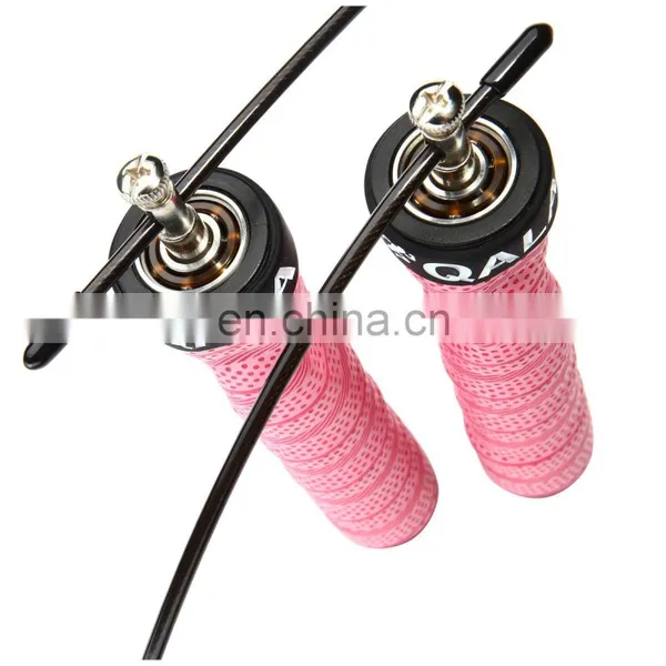 Custom Adjustable Wire Skipping Speed Jump Rope for Fitness Training photo-3