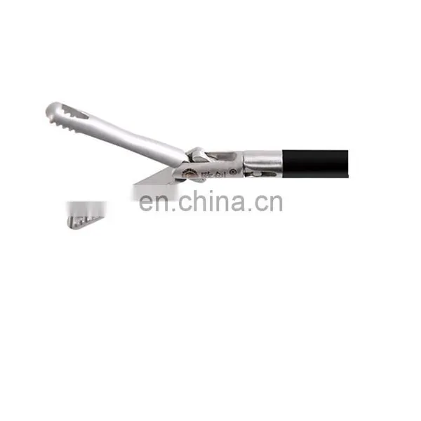 Geyi Autoclavable Laparoscopic Surgical Instruments Fenestrated Grasping Forceps With Long Tip photo-2