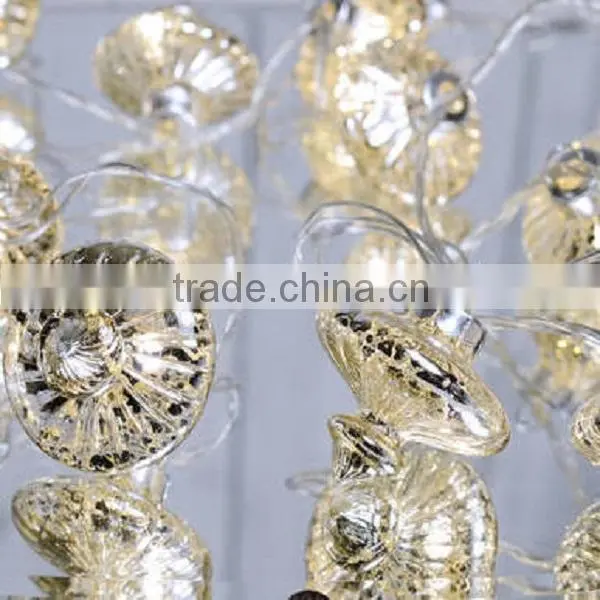 Colorful Silver Glass Lantern Fairy Light String HNL308B photo-5