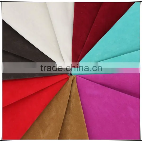 Double Side Flocking Fabric Sofa Upholstery Fabriccheap Curtain Fabric photo-2